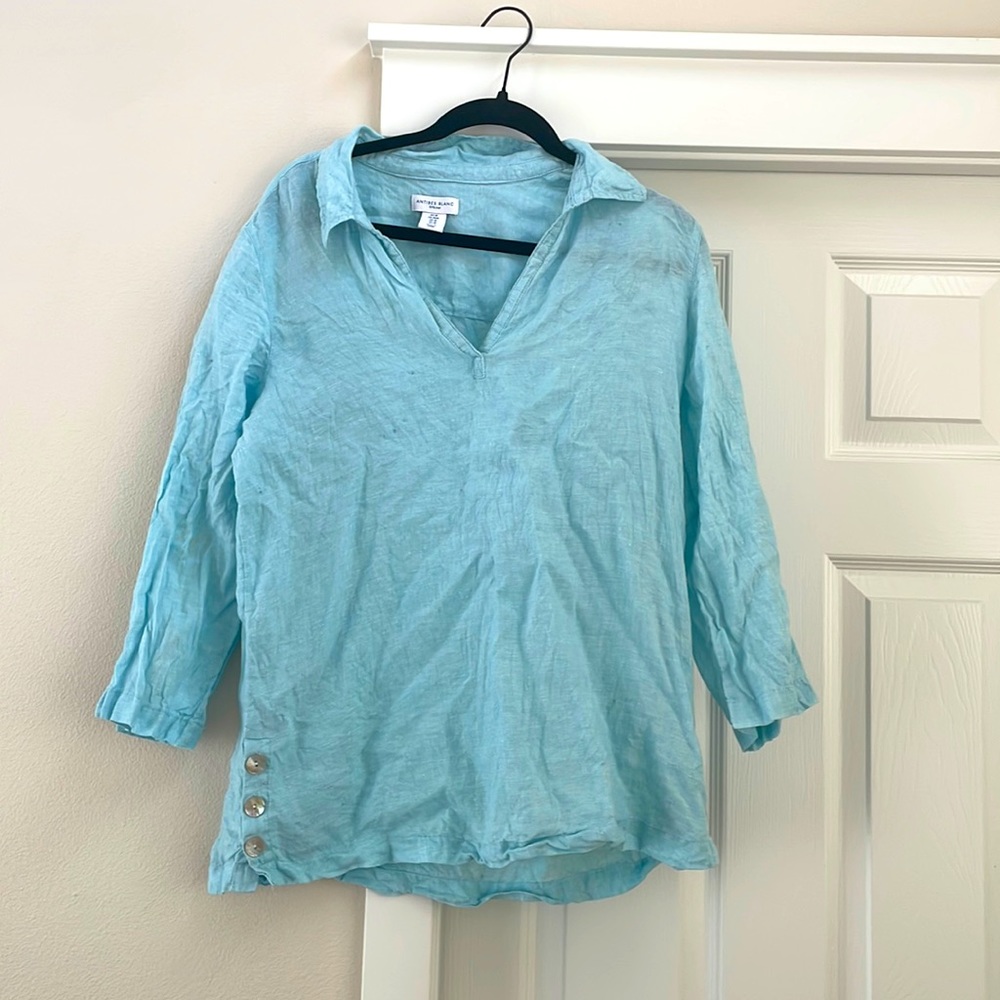 100% linen top